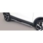 Sidebars - Misutonida - Design - Oval - Black matte - Set - Nissan - Qashqai - 2017-2021