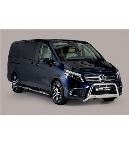 Seitenschutzbügel - Misutonida - Design - Oval - Schwarz matt - Satz - Mercedes - V Klasse - 2020-2024