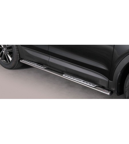 Hyundai Santa Fe 2012- Design Side Protection Oval - DSP/333/IX - Lights and Styling