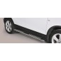 Sidorör - Misutonida - Design - Oval - Svart Matt - Set - Opel - Mokka - 2012-2016 Sidorör - Misutonida - Design - Oval - Svart Matt - Set - Opel - Mokka - 2012-2016