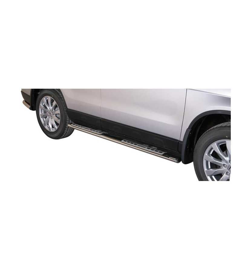 Seitenschutzbügel - Misutonida - Design - Oval - Schwarz matt - Satz - Honda - CR-V - 2010-2012 Seitenschutzbügel - Misutonida - Design - Oval - Schwarz matt - Satz - Honda - CR-V - 2010-2012