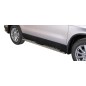Sidebars - Misutonida - Design - Oval - Black matte - Set - Honda - CR-V - 2010-2012