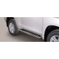 Sidorör - Misutonida - Design - Oval - Svart Matt - Set - Toyota - Landcruiser 150 - 3 Dörrar - 2017+ Sidorör - Misutonida - Design - Oval - Svart Matt - Set - Toyota - Landcruiser 150 - 3 Dörrar - 2017+