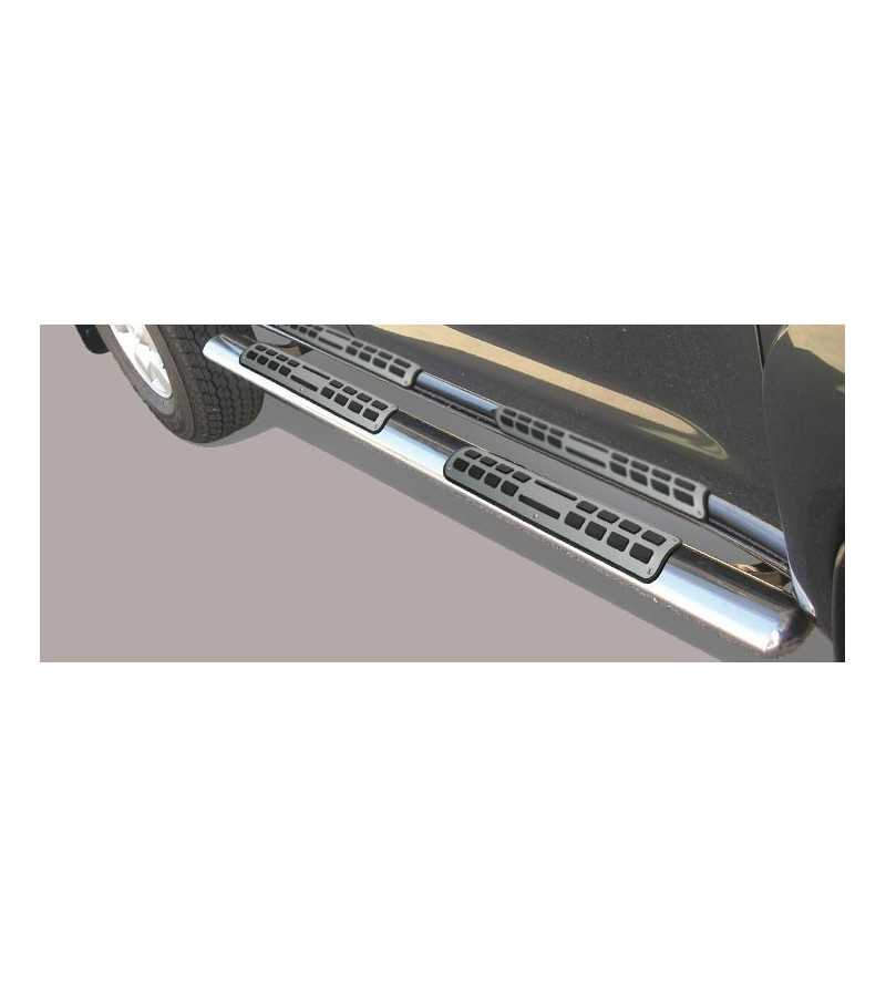 Seitenschutzbügel - Misutonida - Design - Oval - Schwarz matt - Satz - Toyota - Hilux - Double Cab - 2011-2016 Seitenschutzbügel - Misutonida - Design - Oval - Schwarz matt - Satz - Toyota - Hilux - Double Cab - 2011-2016