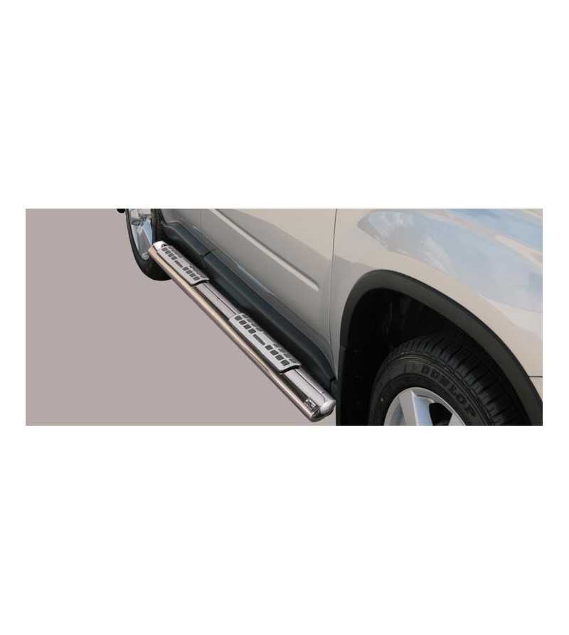 Seitenschutzbügel - Misutonida - Design - Oval - Schwarz matt - Satz - Nissan - X-Trail - 2008-2010 Seitenschutzbügel - Misutonida - Design - Oval - Schwarz matt - Satz - Nissan - X-Trail - 2008-2010