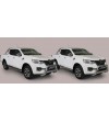Alaskan D.C. 18- Roll Bar Mark on Tonneau Black Coated Inox (2 pipes version) - RLSS/K/2432/IX - Lights and Styling
