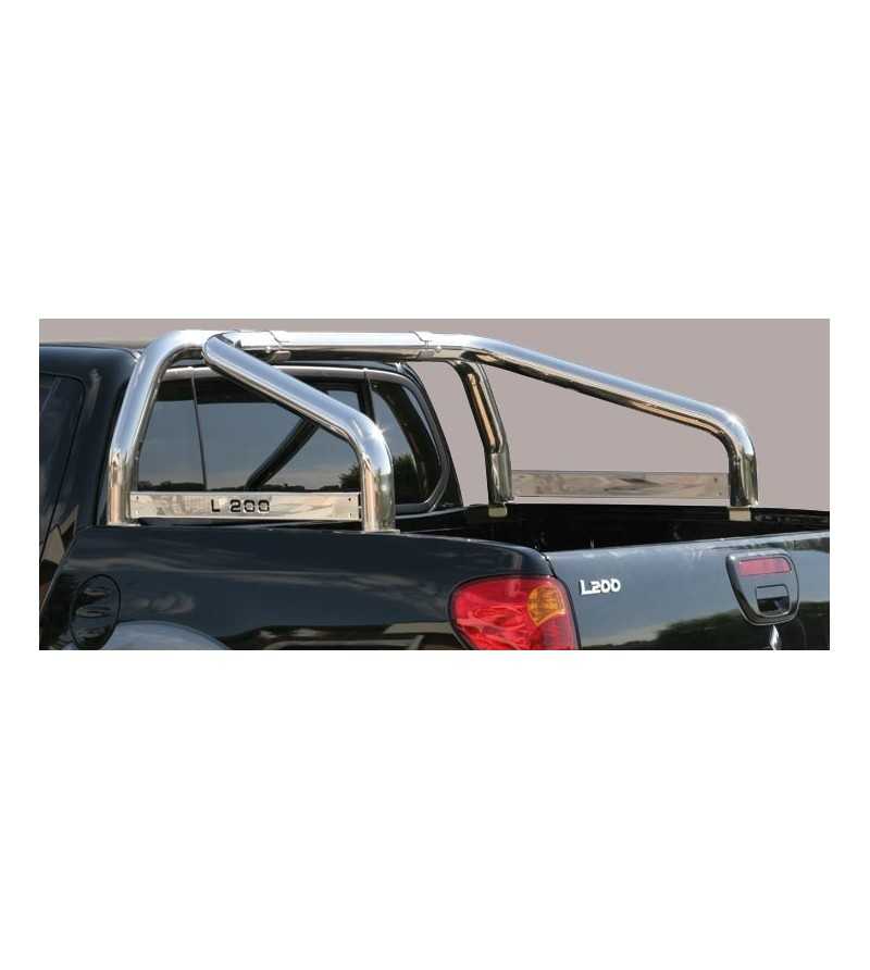 Rollbar - Misutonida - Stretch - Inscripted - Svart Matt - Mitsubishi - L200 - Club Cab - 2006-2009 Rollbar - Misutonida - Stretch - Inscripted - Svart Matt - Mitsubishi - L200 - Club Cab - 2006-2009