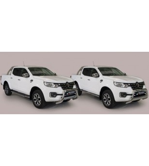 Überrollbügel - Misutonida - Roll Bar Mark - inscripted - Schwarz matt - Renault - Alaskan - Double Cab - 2017-2020