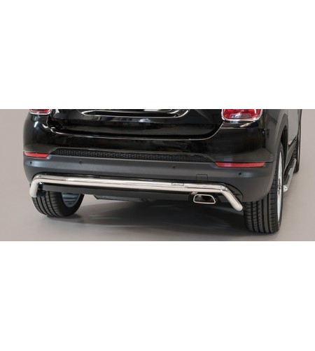 Fiat 500 X Rear Protection Inox - PP1/393/IX - Rearbar / Rearstep - Verstralershop