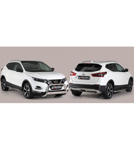 Seitenschutzbügel - Misutonida - Steps - Schwarz matt - Satz - Nissan - Qashqai - 2017-2021