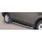 Sidebars - Misutonida - Steps - Black matte - Set - Toyota - RAV4 - 2013-2015