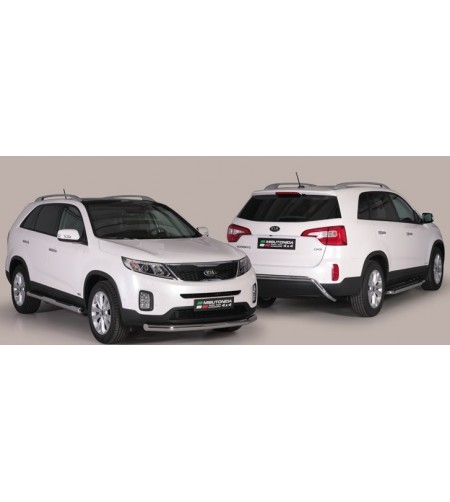 Sidebars - Misutonida - Steps - Black matte - Set - Kia - Sorento - 2012-2015