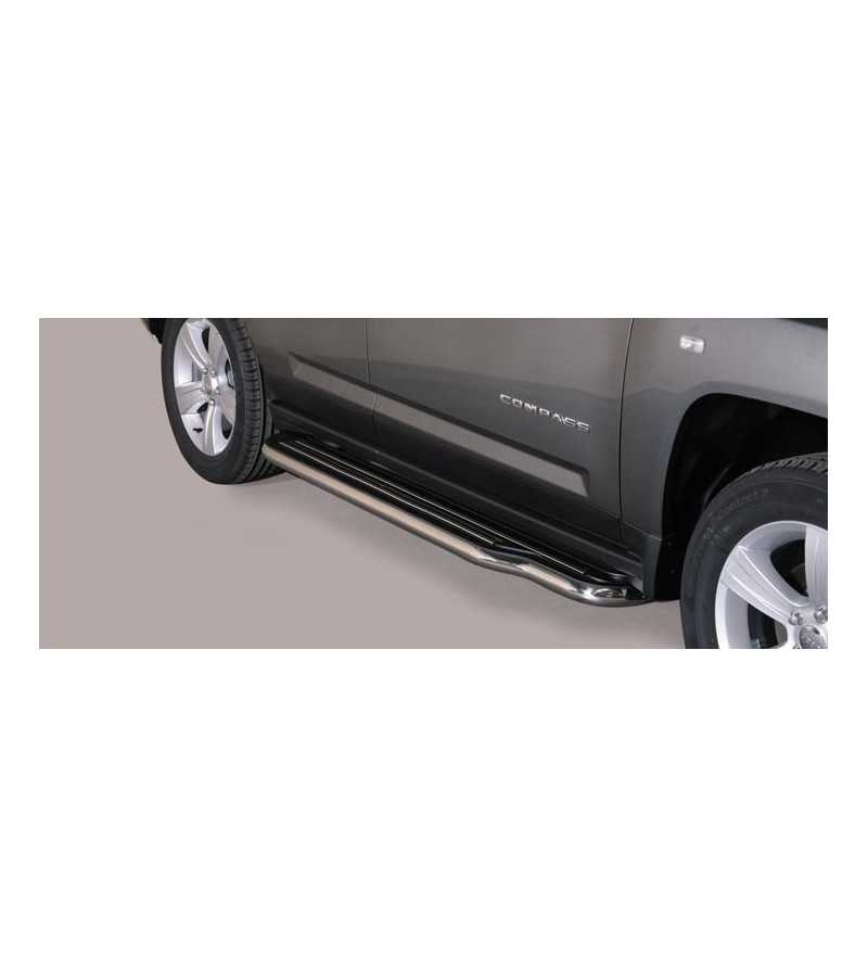 Sidorör - Misutonida - Steps - Svart Matt - Set - Jeep - Compass - 2011-2016 Sidorör - Misutonida - Steps - Svart Matt - Set - Jeep - Compass - 2011-2016