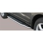 Sidebars - Misutonida - Steps - Black matte - Set - Hyundai - Santa Fe - 2006-2010