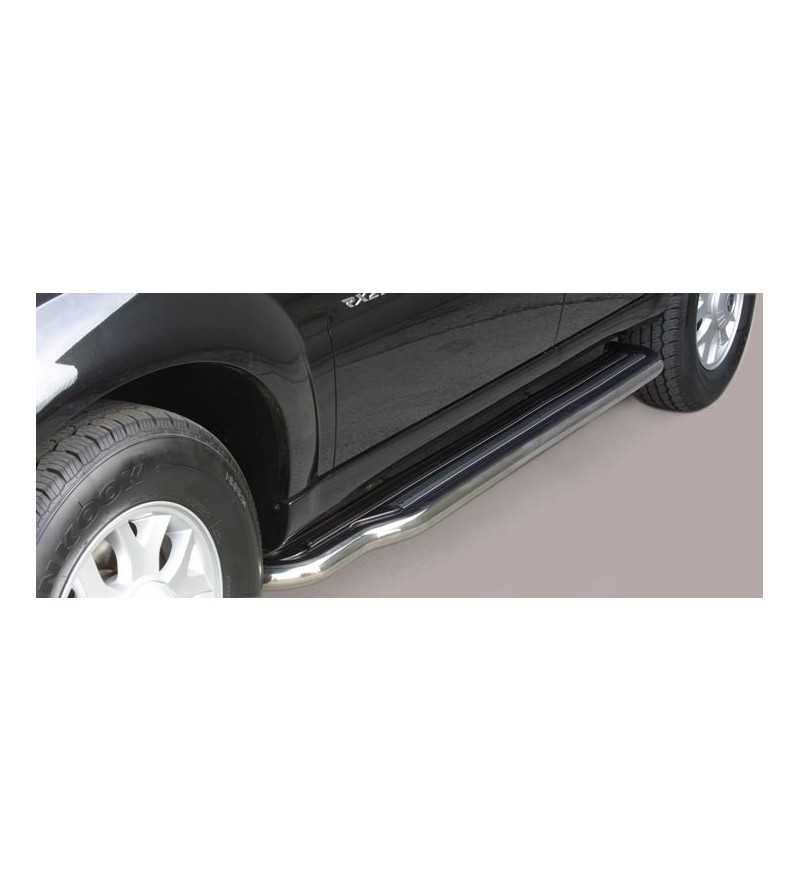Seitenschutzbügel - Misutonida - Steps - Schwarz matt - Satz - SsangYong - Rexton II - 2006-2012 Seitenschutzbügel - Misutonida - Steps - Schwarz matt - Satz - SsangYong - Rexton II - 2006-2012