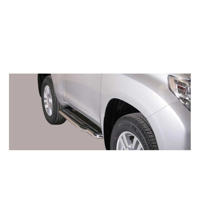 Sidebars - Misutonida - Steps - Zwart mat - Set - Toyota - Landcruiser 120 - 3 deurs - 2002-2009 Sidebars - Misutonida - Steps - Zwart mat - Set - Toyota - Landcruiser 120 - 3 deurs - 2002-2009