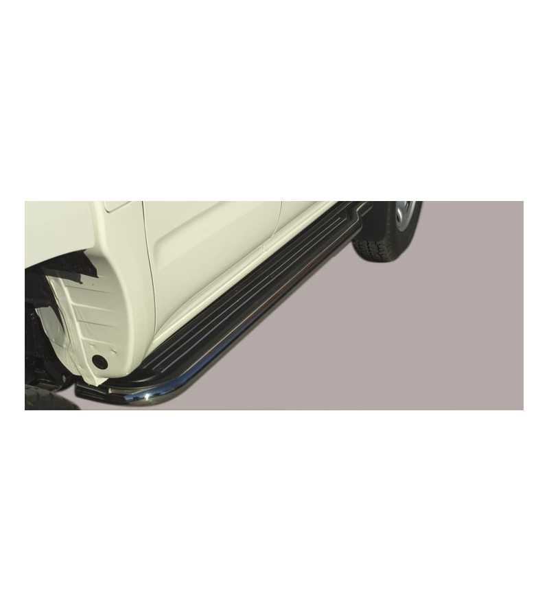 Sidebars - Misutonida - Steps - Black matte - Set - Toyota - Hilux - Extra Cab - 2001-2005