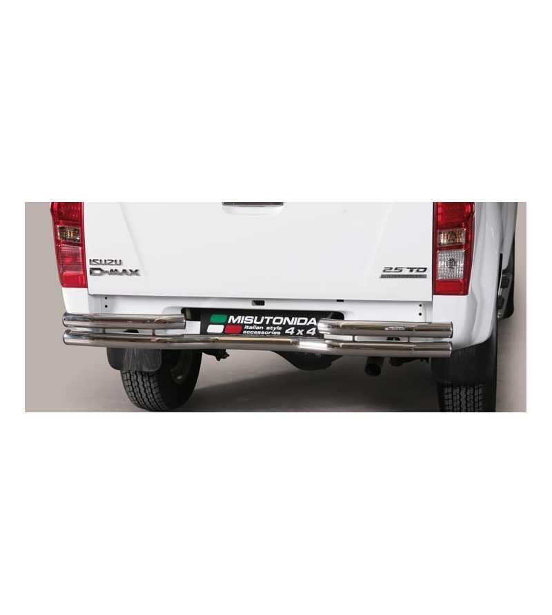 Rearbar - Misutonida - Double - Böjd - Svart Matt - Isuzu - D-Max - 2013-2016 Rearbar - Misutonida - Double - Böjd - Svart Matt - Isuzu - D-Max - 2013-2016