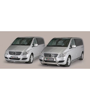 Bumperbar - Misutonida - Large Bar - Zwart mat - Mercedes - Viano - 2010-2014
