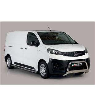 Vivaro LWB 2019-, Oval Grand Pedana Oval Side Bars with steps - GPO/482/LWB - Lights and Styling