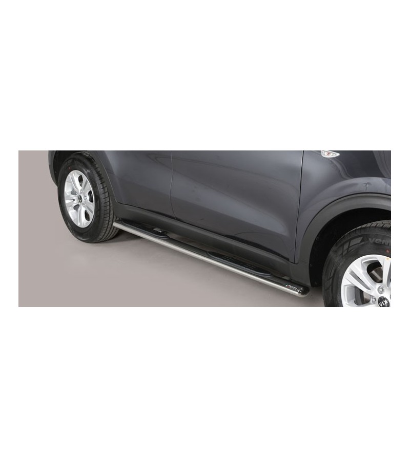 Seitenschutzbügel - Misutonida - Grand Pedana - Oval - Schwarz matt - Satz - Kia - Sportage - 2016-2018 Seitenschutzbügel - Misutonida - Grand Pedana - Oval - Schwarz matt - Satz - Kia - Sportage - 2016-2018