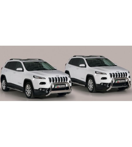 Seitenschutzbügel - Misutonida - Grand Pedana - Oval - Schwarz matt - Satz - Jeep - Cherokee - 2014-2020