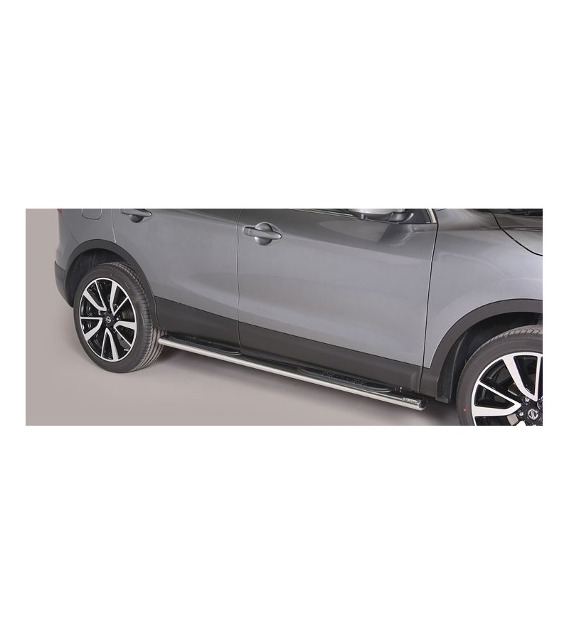 Qashqai, Oval Side Bars with steps - GPO/363/IX - Sidebar / Sidestep - Verstralershop Qashqai, Oval Side Bars with steps - GPO/363/IX - Sidebar / Sidestep - Verstralershop