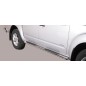 Seitenschutzbügel - Misutonida - Grand Pedana - Oval - Schwarz matt - Satz - Nissan - Navara - Double Cab - 2010-2015 Seitenschutzbügel - Misutonida - Grand Pedana - Oval - Schwarz matt - Satz - Nissan - Navara - Double Cab - 2010-2015