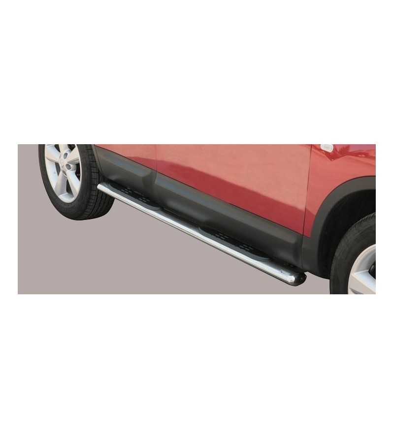 Sidorör - Misutonida - Grand Pedana - Oval - Svart Matt - Set - Nissan - Qashqai - 2008-2014 Sidorör - Misutonida - Grand Pedana - Oval - Svart Matt - Set - Nissan - Qashqai - 2008-2014
