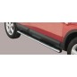 Sidebars - Misutonida - Grand Pedana - Oval - Black matte - Set - Nissan - Qashqai - 2007-2009