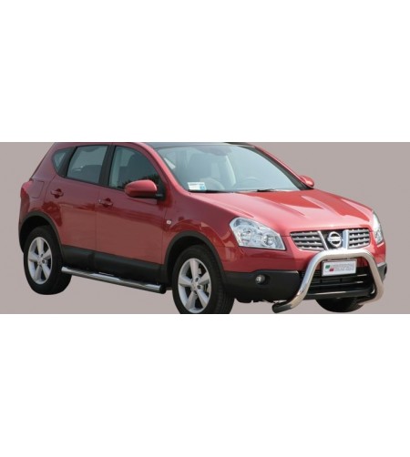 Sidorör - Misutonida - Grand Pedana - Oval - Svart Matt - Set - Nissan - Qashqai - 2007-2009
