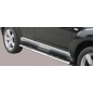 Sidebars - Misutonida - Grand Pedana - Oval - Black matte - Set - Mitsubishi - Outlander - 2007-2009