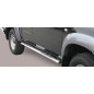 Sidebars - Misutonida - Grand Pedana - Oval - Black matte - Set - Mazda - BT-50 - 2006-2009