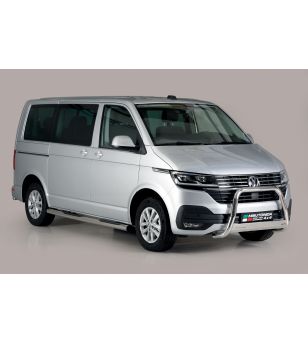 Sidebars - Misutonida - Grand Pedana - Zwart Mat - Volkswagen - Transporter - T6.1 - L1 - 2019-2023