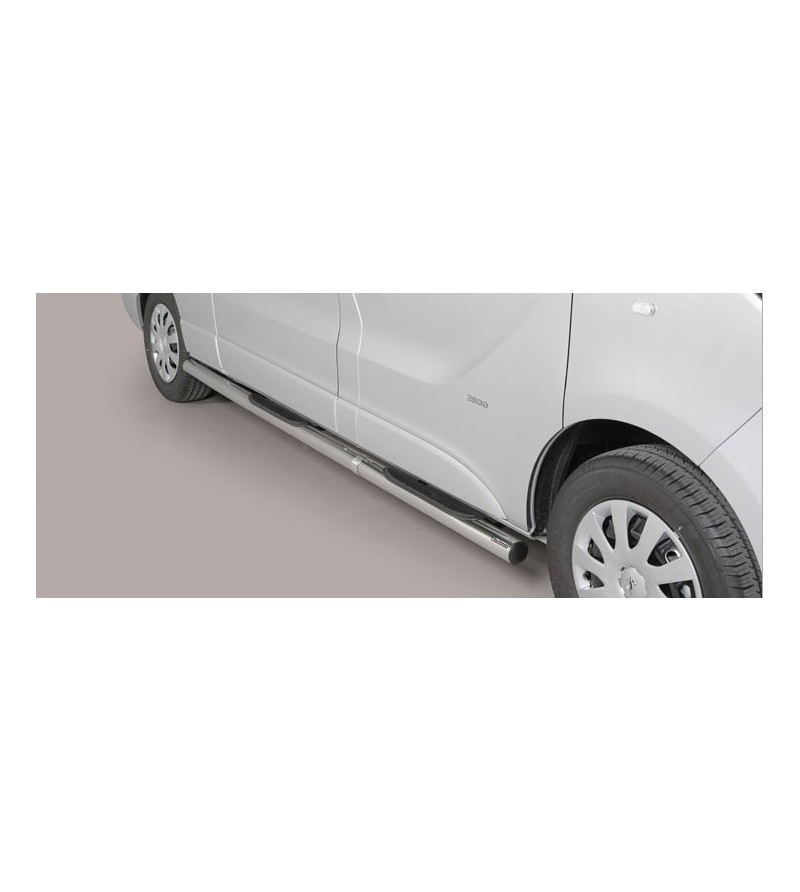 Seitenschutzbügel - Misutonida - Grand Pedana - Schwarz matt - Satz - Opel - Vivaro - L3 - 2014-2019 Seitenschutzbügel - Misutonida - Grand Pedana - Schwarz matt - Satz - Opel - Vivaro - L3 - 2014-2019