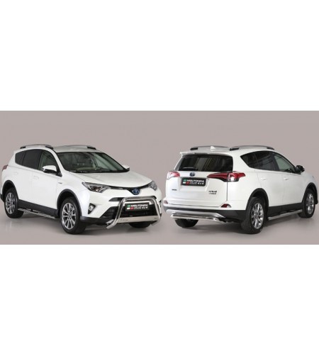 Sidorör - Misutonida - Grand Pedana - Svart Matt - Set - Toyota - RAV4 - 2016-2018