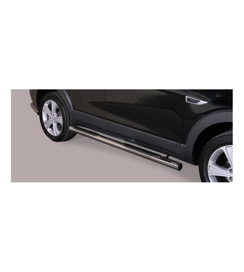 Sidorör - Misutonida - Grand Pedana - Svart Matt - Set - Chevrolet - Captiva - 2011-2013 Sidorör - Misutonida - Grand Pedana - Svart Matt - Set - Chevrolet - Captiva - 2011-2013