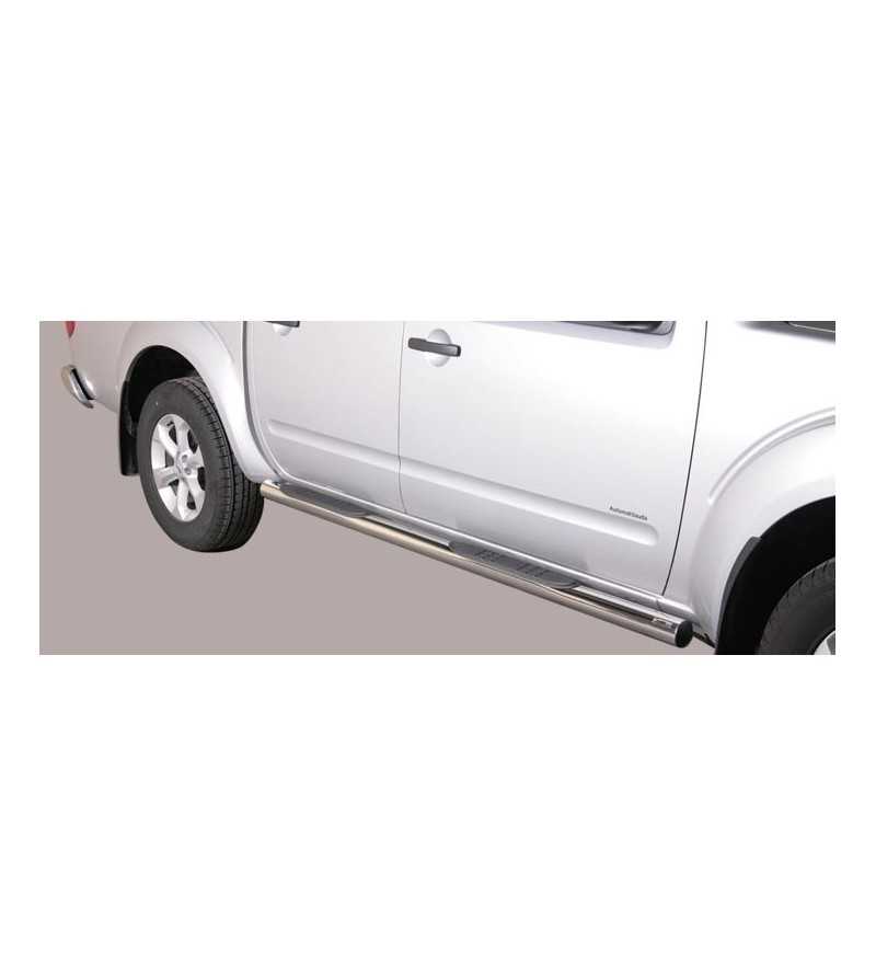 Seitenschutzbügel - Misutonida - Grand Pedana - Schwarz matt - Satz - Nissan - Navara - Double Cab - 2010-2015 Seitenschutzbügel - Misutonida - Grand Pedana - Schwarz matt - Satz - Nissan - Navara - Double Cab - 2010-2015