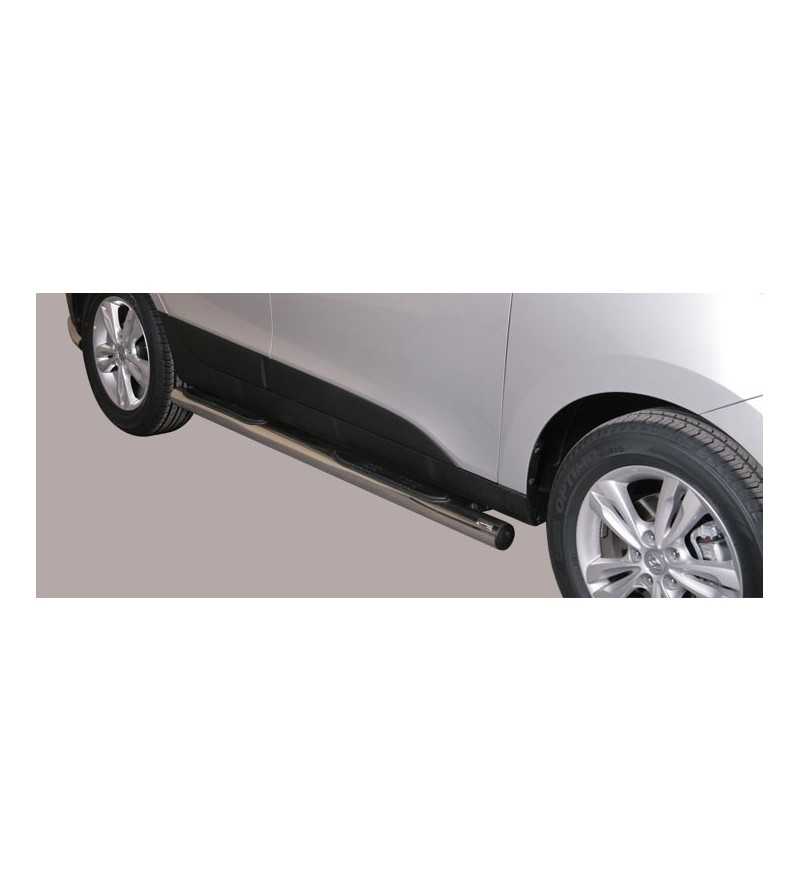 Sidorör - Misutonida - Grand Pedana - Svart Matt - Set - Hyundai - IX35 - 2010-2018 Sidorör - Misutonida - Grand Pedana - Svart Matt - Set - Hyundai - IX35 - 2010-2018