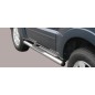 Sidebars - Misutonida - Grand Pedana - Black matte - Set - Mitsubishi - Pajero - 3 doors - 2007-2015