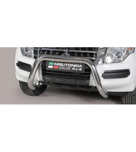 Pajero 2015- EC Approved Super Bar Inox ø76 rvs - EC/SB/385/IX - Lights and Styling