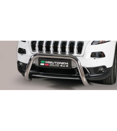 Cherokee 2014- EC Approved Super Bar Inox ø76 - EC/SB/371/IX - Bullbar / Lightbar / Bumperbar - Verstralershop