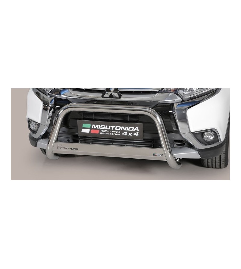 Outlander EC Approved Medium Bar Mark Inox - EC/MED/K/392/IX - Bullbar / Lightbar / Bumperbar - Verstralershop Outlander EC Approved Medium Bar Mark Inox - EC/MED/K/392/IX - Bullbar / Lightbar / Bumperbar - Verstralershop