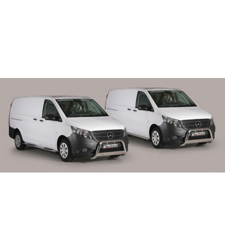 Bullenfänger - Misutonida - Medium - EU - Schwarz matt - Mercedes - Vito - 2014-2023