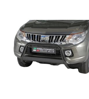 Bullenfänger - Misutonida - Medium - inscripted - EU - Schwarz matt - Mitsubishi - L200 - 2015-2019
