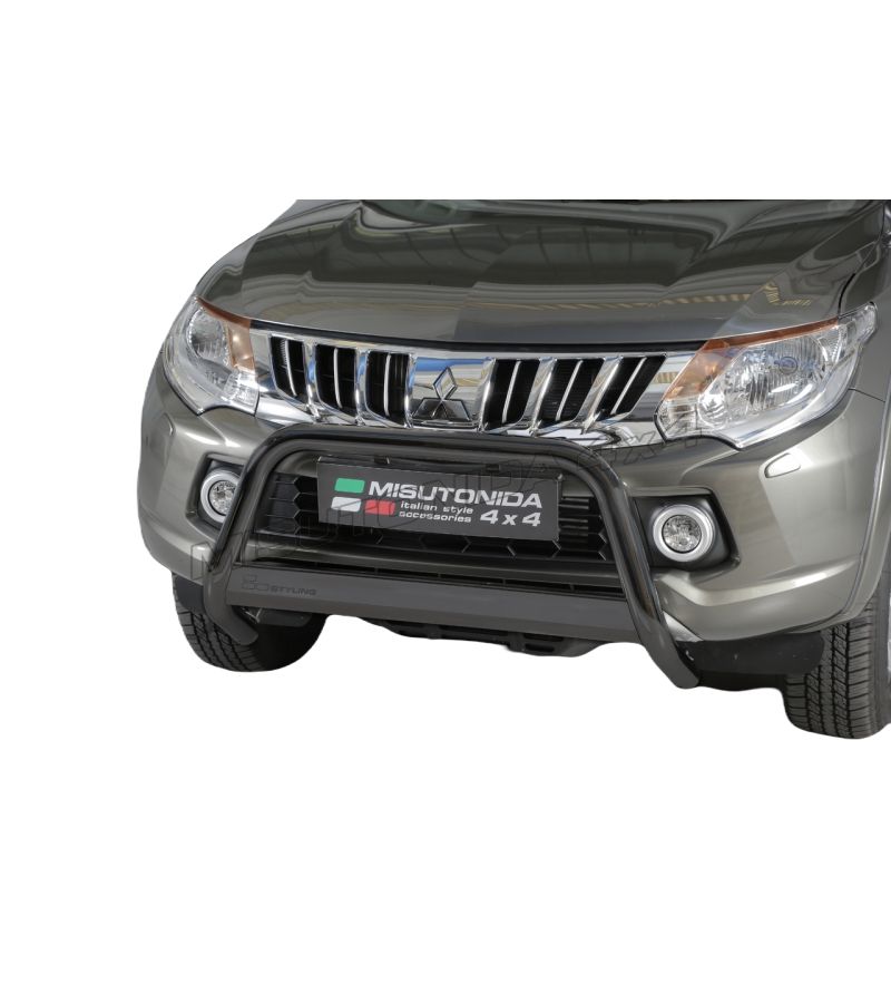 Bullenfänger - Misutonida - Medium - EU - Schwarz matt - Mitsubishi - L200 - 2015-2019 Bullenfänger - Misutonida - Medium - EU - Schwarz matt - Mitsubishi - L200 - 2015-2019