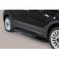 Sidebars - Misutonida - Steps - Black matte - Set - Fiat - 500X - 2015-2018
