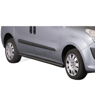 Sidebars - Misutonida - Pedana - Zwart Mat - Fiat - Doblo - 2010-2022
