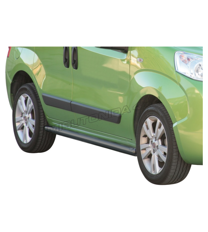 Seitenschutzbügel - Misutonida - Pedana - Schwarz matt - Satz - Fiat - Fiorino - 2008-2014 Seitenschutzbügel - Misutonida - Pedana - Schwarz matt - Satz - Fiat - Fiorino - 2008-2014