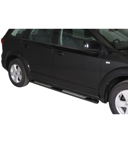 Seitenschutzbügel - Misutonida - Design - Oval - Schwarz matt - Fiat - Freemont - 2011-2015